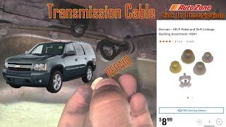 Transmission Shifter Linkage Bushing repair Chevy GMC SUV Silverado repair broken #fix #truck