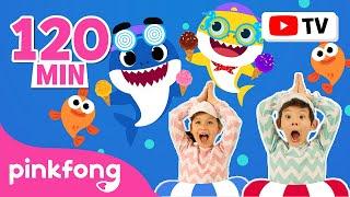 TV for Kids ️ 2-Hour Summertime Remix  Baby Shark Family Special  Pinkfong Kids Song