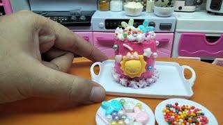 make beautiful mini cakes  #shorts #short #miniature #miniaturecooking