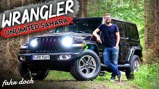 JEEP WRANGLER UNLIMITED SAHARA 2.2 CRD 2019  Review und fahrbericht  Fahr doch