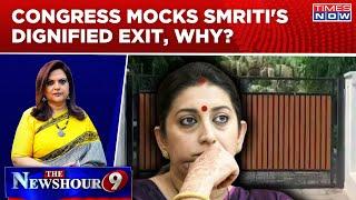 Rahul-Smriti Sarkari Bangala Row Congress Mocks Iranis Exit Whos Being Arrogant?  Newshour