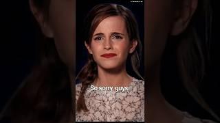 Emma Watson starts CRYING and Stops the interview...