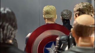 Elevator Fight Scene- Captain America The Winter Soldier Stop Motion Recreation