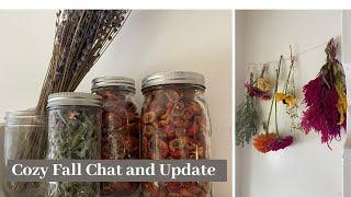 Autumn Joy - cozy chat about fall canning and remodeling