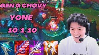 GEN G CHOVY PLAYS YONE VS KARMA MID KR CHALLENGER PATCH 13.11 League of Legends Full Gameplay