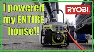 RYOBI 6500 Watt Generator  Can it power my WHOLE house?  2022001