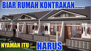 SEHAT NYAMAN RUMAH KONTRAKAN MINIMALIS MODERN 1 LANTAI 4X10m