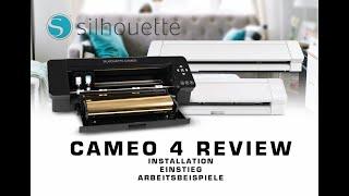 Silhouette Cameo 4 im Test - Anschluss Einstieg und Review