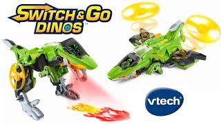 Vtech Switch and Go Transforming Velociraptor Fighter Jet