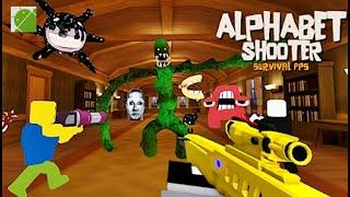 Alphabet Shooter Survival FPS - Android Gameplay FHD