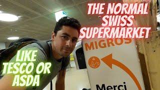 Shopping in the NORMAL Swiss supermarket Migros