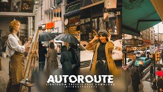 Lightroom Presets Free Download - FREE DNG - Autoroute Street Preset - Mobile Lightroom Tutorial