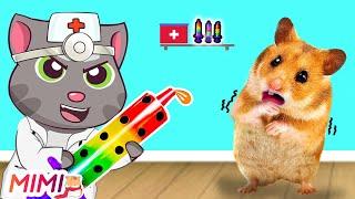  Hamster Maze Doctor Tom Check Up Hamster Pretend To Be Sick to Escape Prison  HAMSTER MIMI