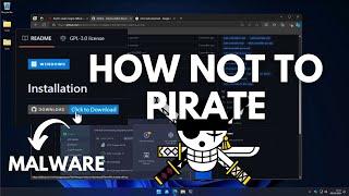 How not to Pirate Malware in cracks on Github