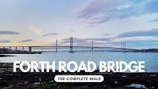 FORTH ROAD BRIDGE - Whats It Like To Walk? - Scotland Walking Tour  4K  60 FPS