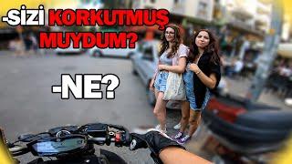 EGZOZ İLE İNSANLARI KORKUTTUM - TRAFİĞİ BİR BİRİNE KATTIM #motovlog  YARIŞ TEKLİFİ 