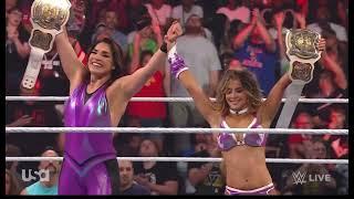 WWE Raquel Rodgriguez & Aliyah vs Doudrop & Nikki A.S.H tag team championship  September 5 2022