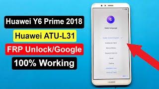 Huawei Y6 Prime 2018 FRP Unlock  Huawei ATU-L31 FRP  Huawei Y6 Prime 2018 Google Lock Remove 