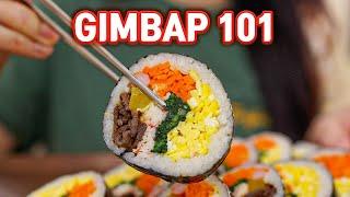 EASY Authentic GIMBAP Korean Rolls At Home