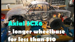 Axial SCX6 - longer wheelbase - cheap