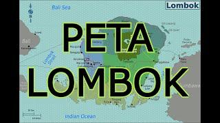 PETA LOMBOK  INDONESIA 