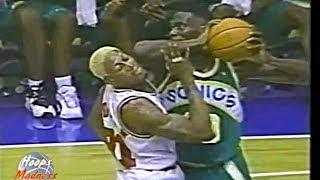 Dennis Rodman vs Shawn Kemp 1996 Pre-Season