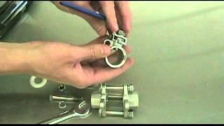 Learn To Brew Dismantling a 3-Piece Ball Valve for Cleaning