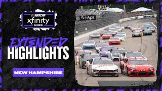 NASCAR Official Xfinity Series Extended Highlights from New Hampshire  SciAps 200
