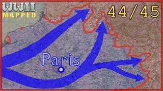 WW2 - Western Front 19441945. Real Time Animated map