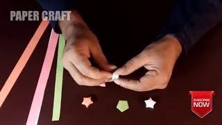 How To Make Lucky Paper Stars  Easy Lucky Paper Stars Tutorial  Best Origami Lucky Paper Stars