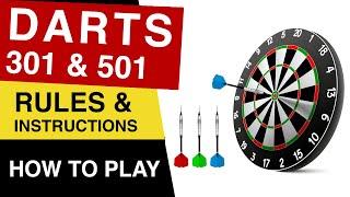 How to play Darts Game  Rules of Darts Board Game  Darts