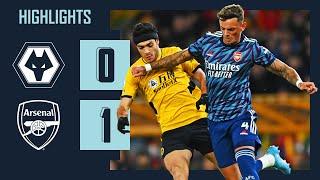 HIGHLIGHTS  Wolves vs Arsenal 0-1  Premier League  Gabriel grabs Gunners winner