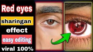 How to make red eyes trending reel  red eyes trending reels easy editing