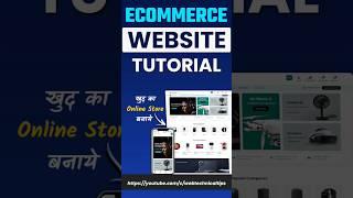 How to create an eCommerce website with WordPress WooCommerce Tutorial 2024 #shorts