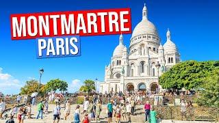 MONTMARTRE PARIS France 4K A tour of the famous district of Paris