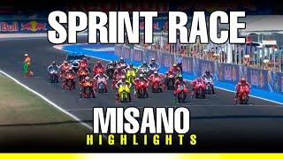 MOTOGP 2024 MISANO FULL SPRINT RACE MOTOGP HIGHLIGHTS