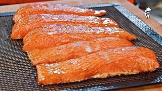 Moist Flaky Hot Smoked Salmon on the Offset Smoker