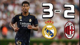 Real Madrid VS AC Milan 3 - 2 Friendly Match Highlights & All Goals