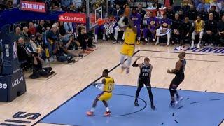 Dennis Schruder makes Grizzlies arena happy after he ruins LeBron James wild alley-oop dunk