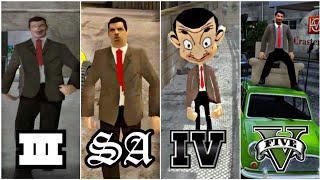 Evolution of Mr. Bean in GTA Games  Rowan Atkinson in Grand Theft Auto