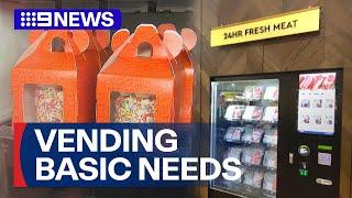 Surge in vending machine across Australia as response to rising costs  9 News Australia