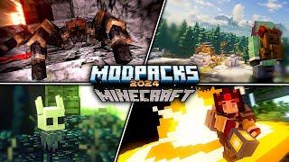 TOP 10 Minecraft Mod Packs EP. 2  Unique & New 2024