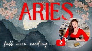 ARIES  Its Currently YOUR Foot That Needs To Fill The Shoe  Full Moon Reading  July 2024