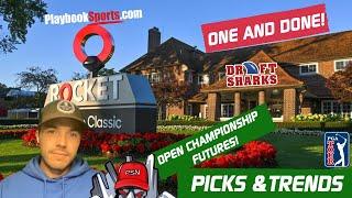 Golf Picks Today – Rocket Mortgage Classic picks analysis One-and-Done and more
