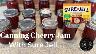 Canning Cherry Jam  With Sure Jell  Big Family of 12