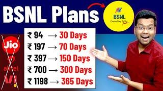 BSNL New Plan 2024 - BSNL 1 Year Plan  BSNL Validity Recharge  BSNL Recharge Plan  BSNL vs Jio