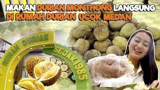 MAKAN DURIAN MONTHONG LANGSUNG DI RUMAH DURIAN UCOK MEDAN