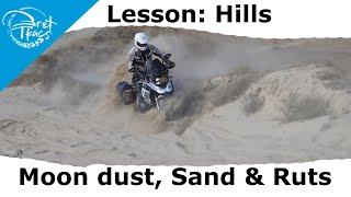 ADV riding sand hills Moon dust fech fech and ruts