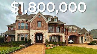 GRAND HOMES ACREAGE Model Home Tour in Kings Crossing  Living in Dallas Texas Parker Texas