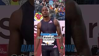 Mens 100m Oslo Diamond League 2024 Bislett Games #trackandfield2024  #akanisimbine